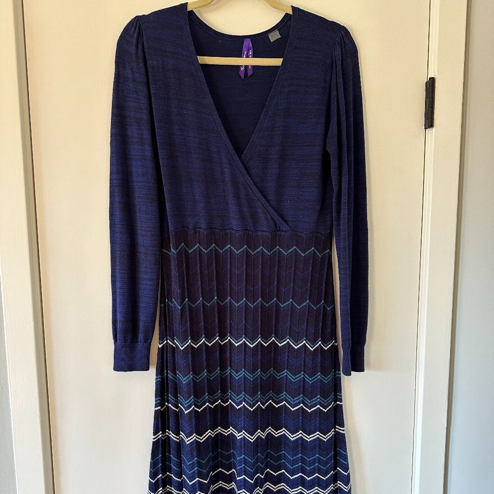 Seraphine Navy Maternity/Nursing Dress - 6